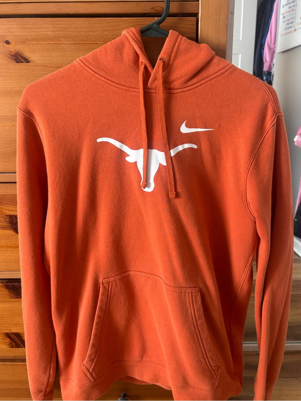 Nike Texas Orange Hooded Pullover with Drawcords